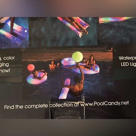 Pool Candy Illuminated LED Pillow Pool Raft - Picture 7 of 10